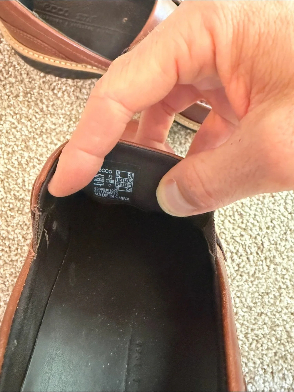 Ecco ST.1 Hybrid Penny Loafer - cognac